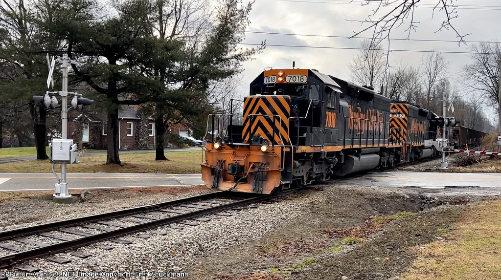 WE 7018 is at Newton St.